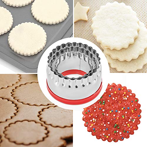 3Pcs Large Biscuit Cutter 3"