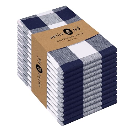 12 Pack Kitchen Towel with Hanging Loop 16x26 inches (12 Count)