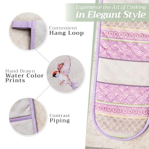 Double Oven Mitts 100% Cotton Double Oven Glove
