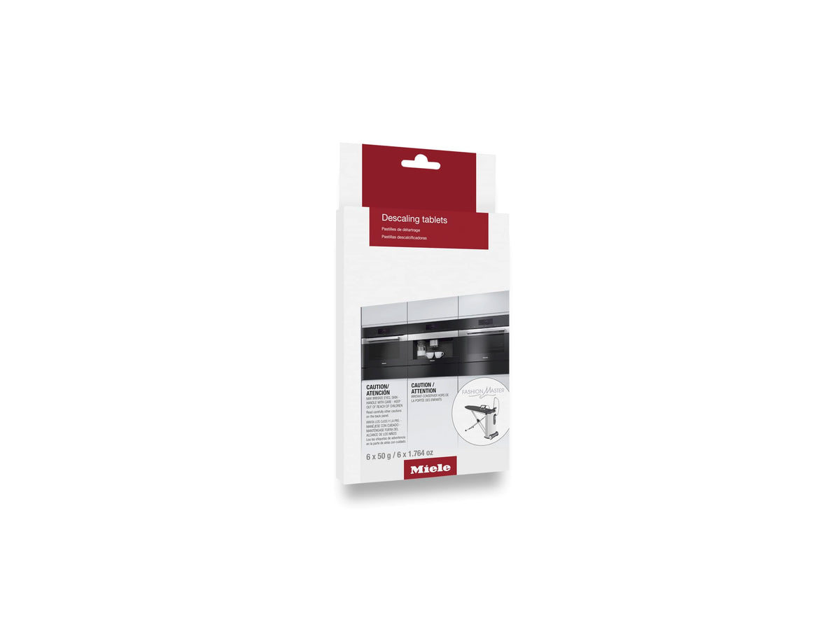 Descaling tablets package front view