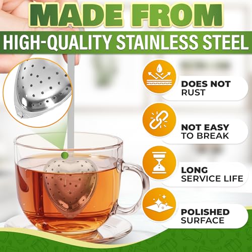 10 Pcs Heart Tea Infuser (10 Count)