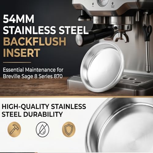 54mm Metal Backflush Insert Stainless Steel Blind Filter