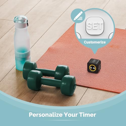 2 Pack KADAMS Pomodoro Cube Timer Productivity Visual Timer (2 Count)