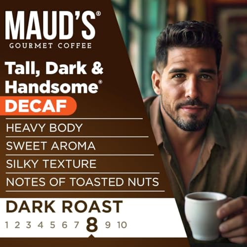 Maud’s Decaf Dark Roast Coffee Pods (50 Count)