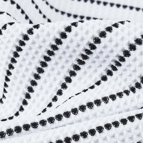 430 GSM Poly Blend Microfiber Quick Dry Waffle Bath Towel (4 Count)