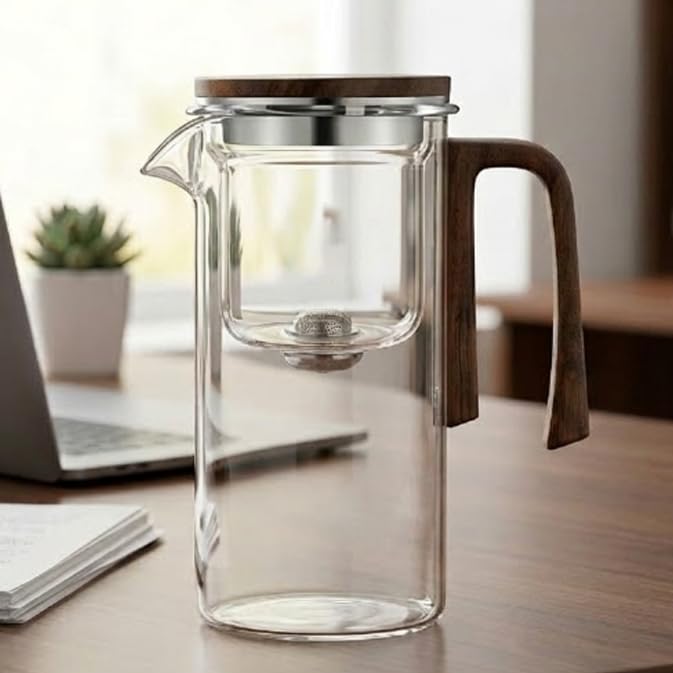Magnetic Glass Teapot with Infuser