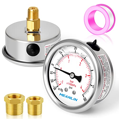 30inHG~60Psi Stainless Steel 1