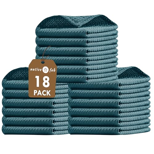 Waffle 18 Pack Dish Cloths (18 Count)