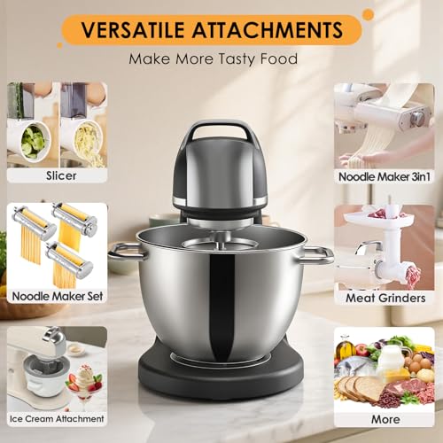 8.4QT Commercial Stand Mixer 800W with Aluminum Die Casting Meets the Standard of NSF