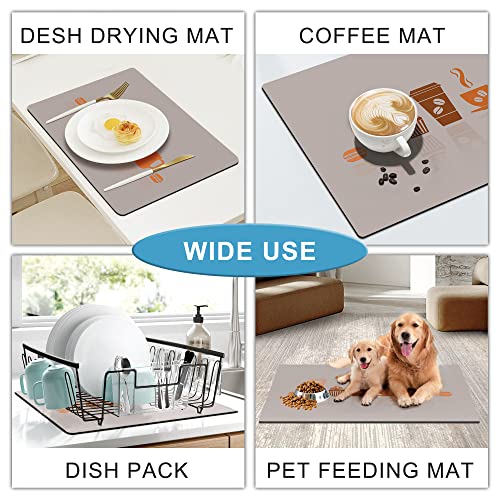 Thick Counter Protector Absorbent Coffee Machine Spill Mat