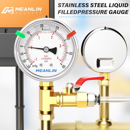 30inHG~60Psi Vacuum Pressure Gauge 1