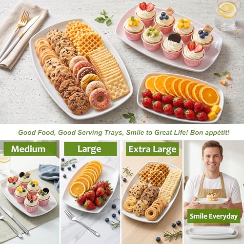 Large Serving Platter Set of 3
