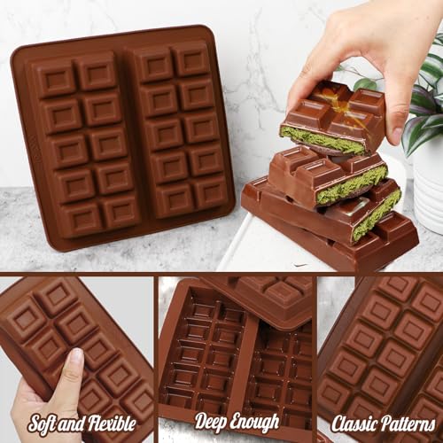 Deep Chocolate Bar Mold Dubai