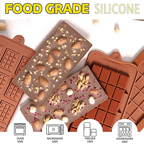Silicone Break Apart Chocolate Molds (4 Count)