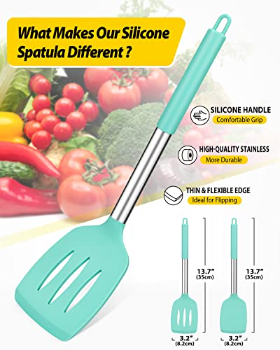 Pack of 2 Silicone Solid Turner (2 Count)