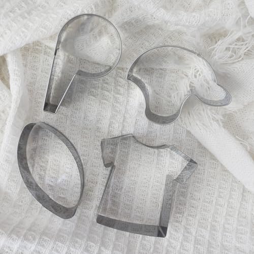 Football Cookie Cutter Set of 4 (4 Count)