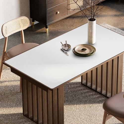 Pure White Plastic Table Cover Protector