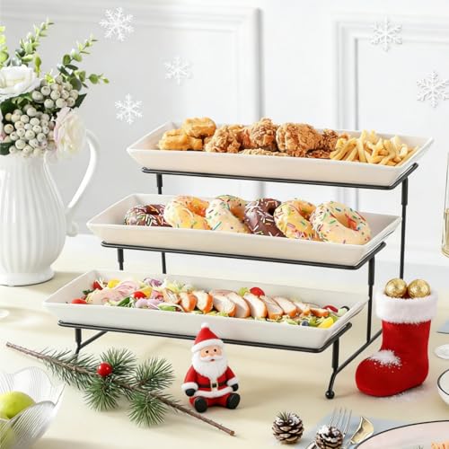 3 Tier Serving Trays (4 Count)
