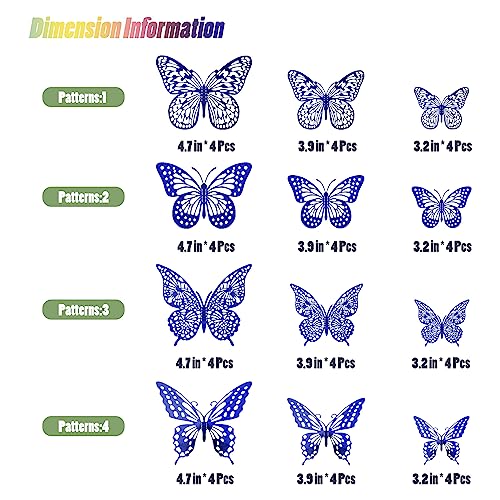 Butterfly Wall Stickers (48 Count)