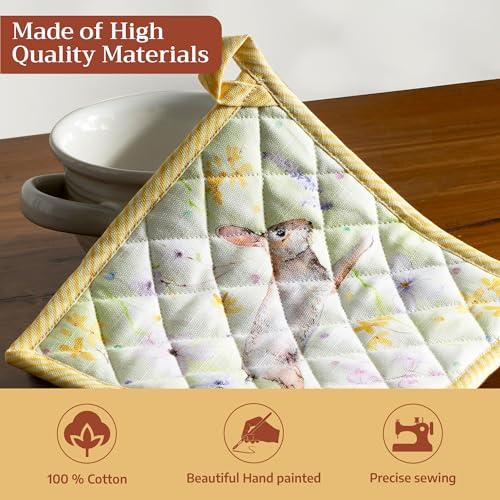 Pot Holders 100% Cotton Potholders (2 Count)