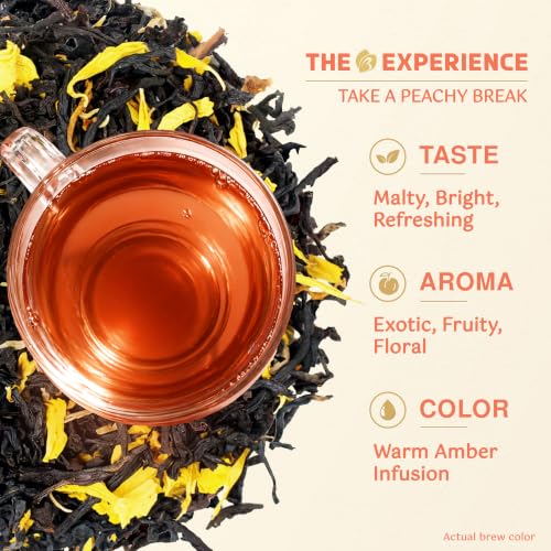 Peach Black Loose Leaf Tea (3.53 Ounce)