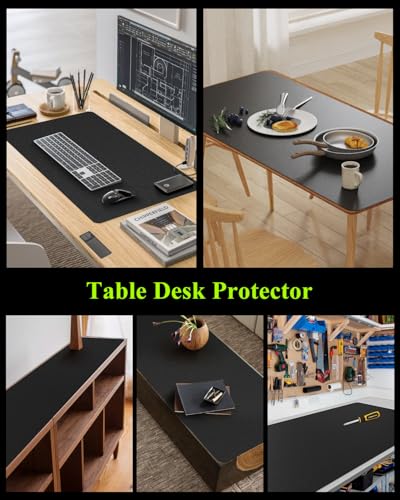 Black Plastic Table Cover Protector