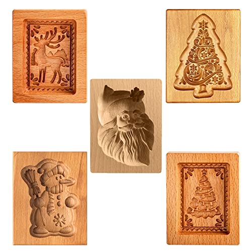 Wooden Cookie Biscuit Mold