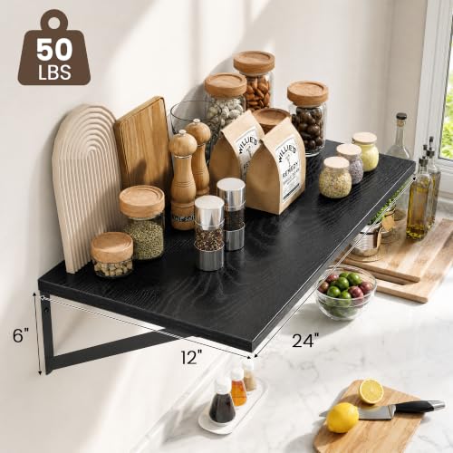 Wall Mounted Floating Shelves Set of 3