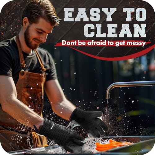 XL Silicone Smoker BBQ Gloves (2 Count)