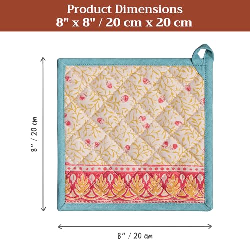 Pot Holders 100% Cotton Potholders (2 Count)