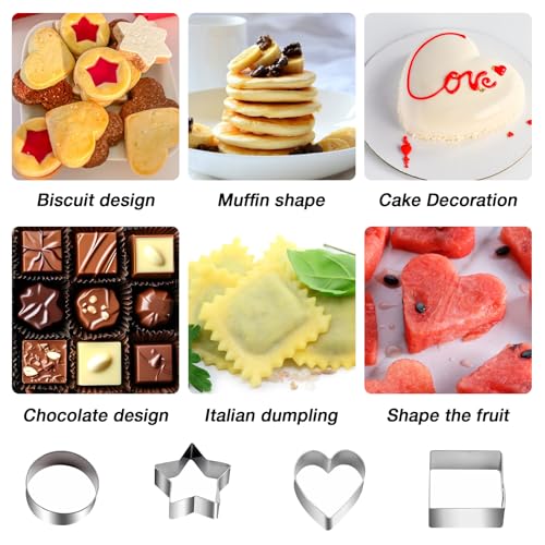 30Pcs Mini Cookie Cutter Set (30 Count)