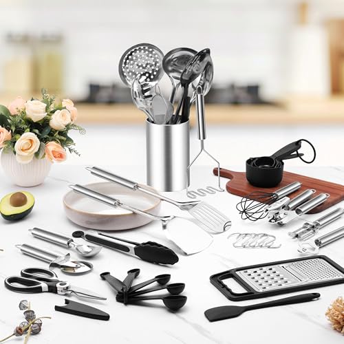 Stainless Steel Cooking Utensil Set (39 Count)