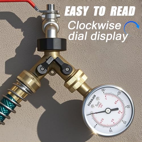 30inHg Vacuum Pressure Gauge