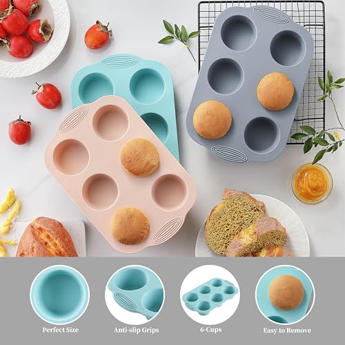 3 Pack Silicone Muffin Pan (3 Count)