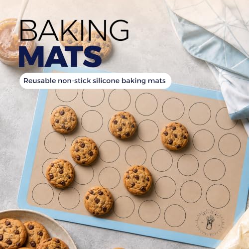 Macaron Baking Mat Silicone Non Stick (4 Count)