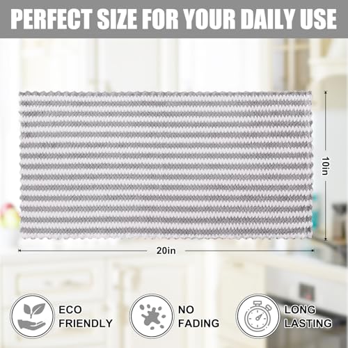 12 Pack Coral Velvet Kitchen Towels (12 Count)