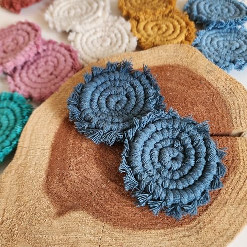 Cotton Car Coasters for Cup Holders (2 Count)