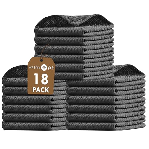 18 Pack Waffle Dish Cloths (18 Count)