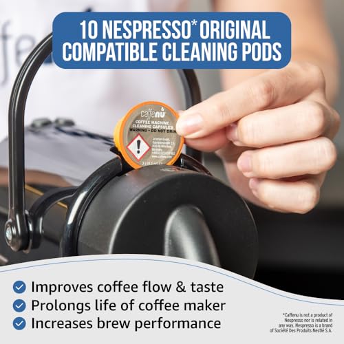 10 Pack Nespresso Original Compatible Cleaning Pods (10 Count)