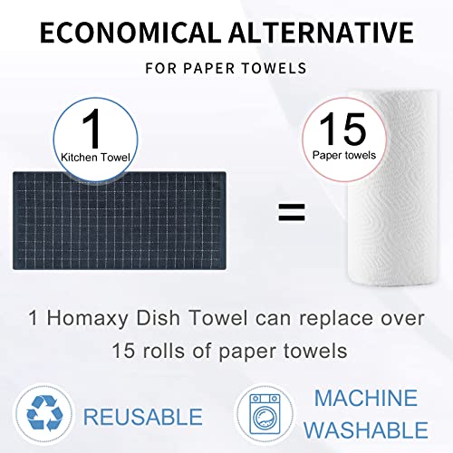 100% Cotton Terry Kitchen Towels (4 Count)