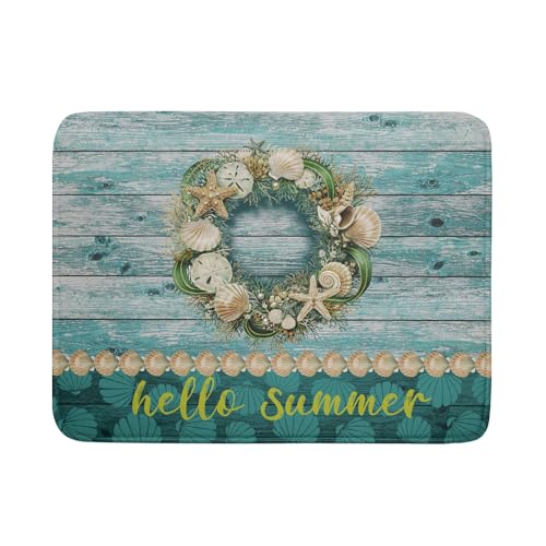 Hello Summer Dish Drying Mat for Kitchen Counter