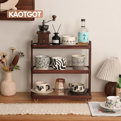 Coffee Mug Holder Wooden Cup Rack