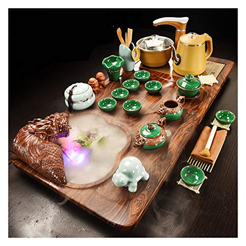 Tea Serving Tray with Tray Simple Automatic Teapot