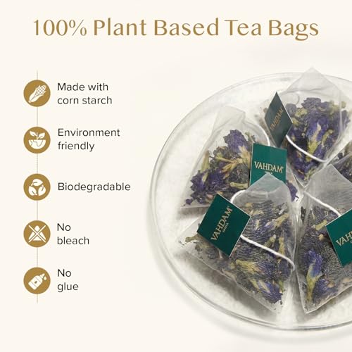 Butterfly Pea Flower Tea Bags (40 Count)