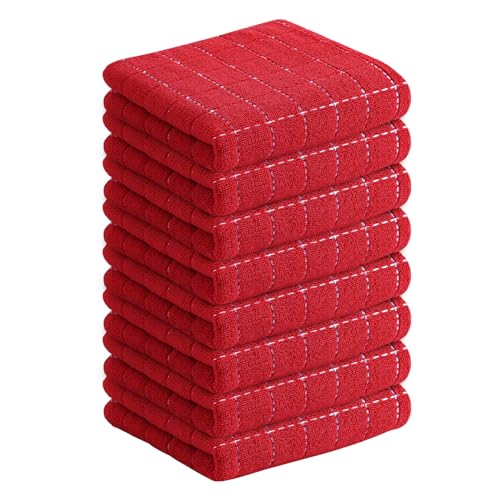 100% Cotton Terry Kitchen Towels (8 Count)