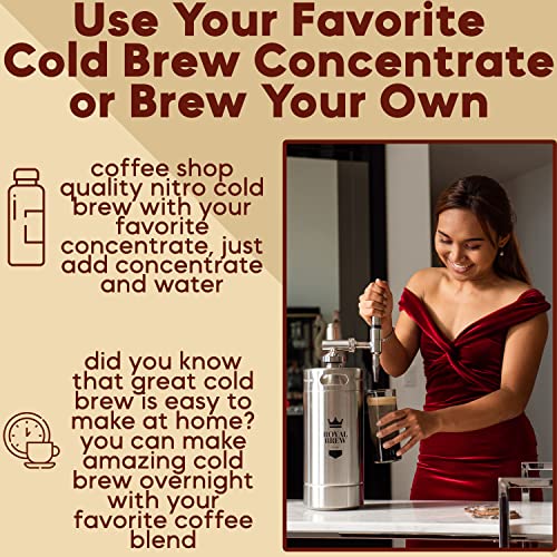 The Original Royal Brew Nitro Cold Brew Coffee Maker