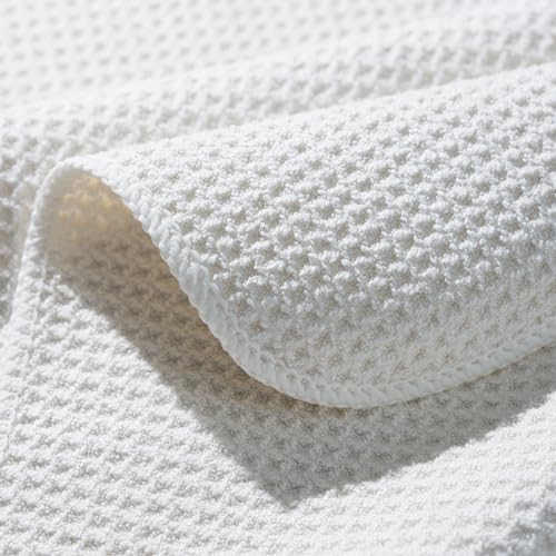 340 GSM Microfiber Waffle Kitchen Dish Tea Towel (12 Count)