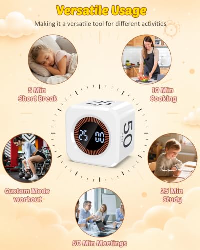 Digital Pomodoro Timer Cube 5