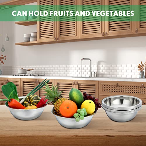 Stainless Steel Mixing Bowls Set (12 Count)