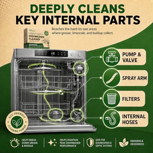 Coffee Maker Cleaner + Dishwasher Cleaner Bundle (24 Count)